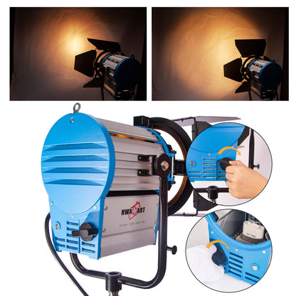 2000W Studio Fresnel Spotlight, Dimmable, Including Bulb, G38