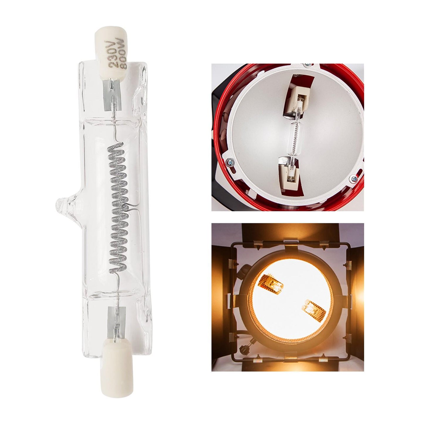 10x Redhead 800W Bulb