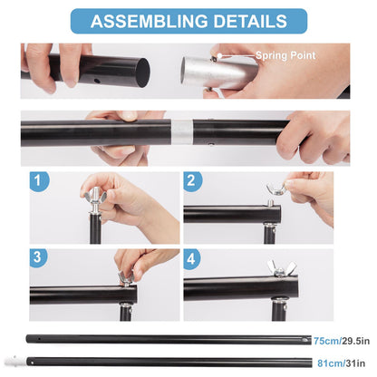 Heavy Duty 2.5m x 3m Backdrop Support Frame