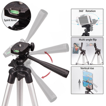 40" Phone Tripod Camera Tripod