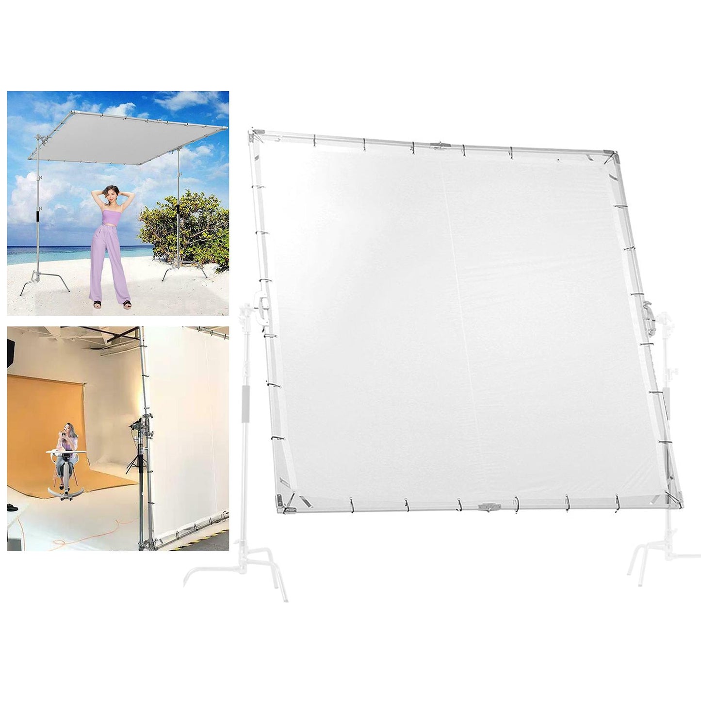 8x8ft Sun Scrim Light Diffuser