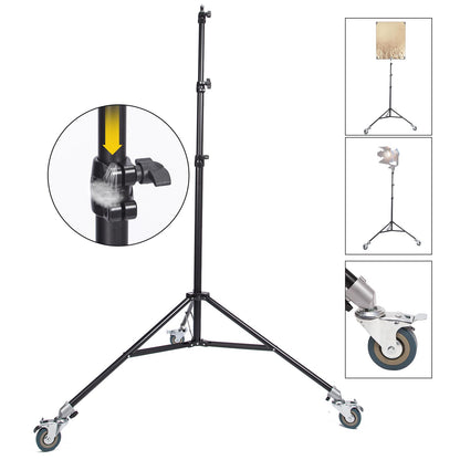 2m Air Cushioned Stand with Wheels
