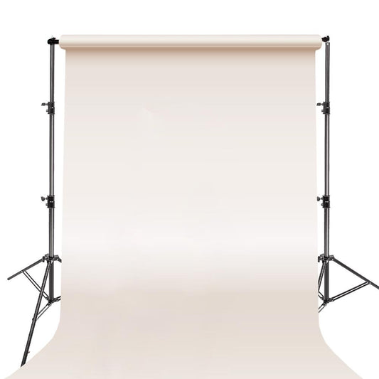 BOLLUMA Ivory Paper Backdrop 2.7m x 10m and Stand Included