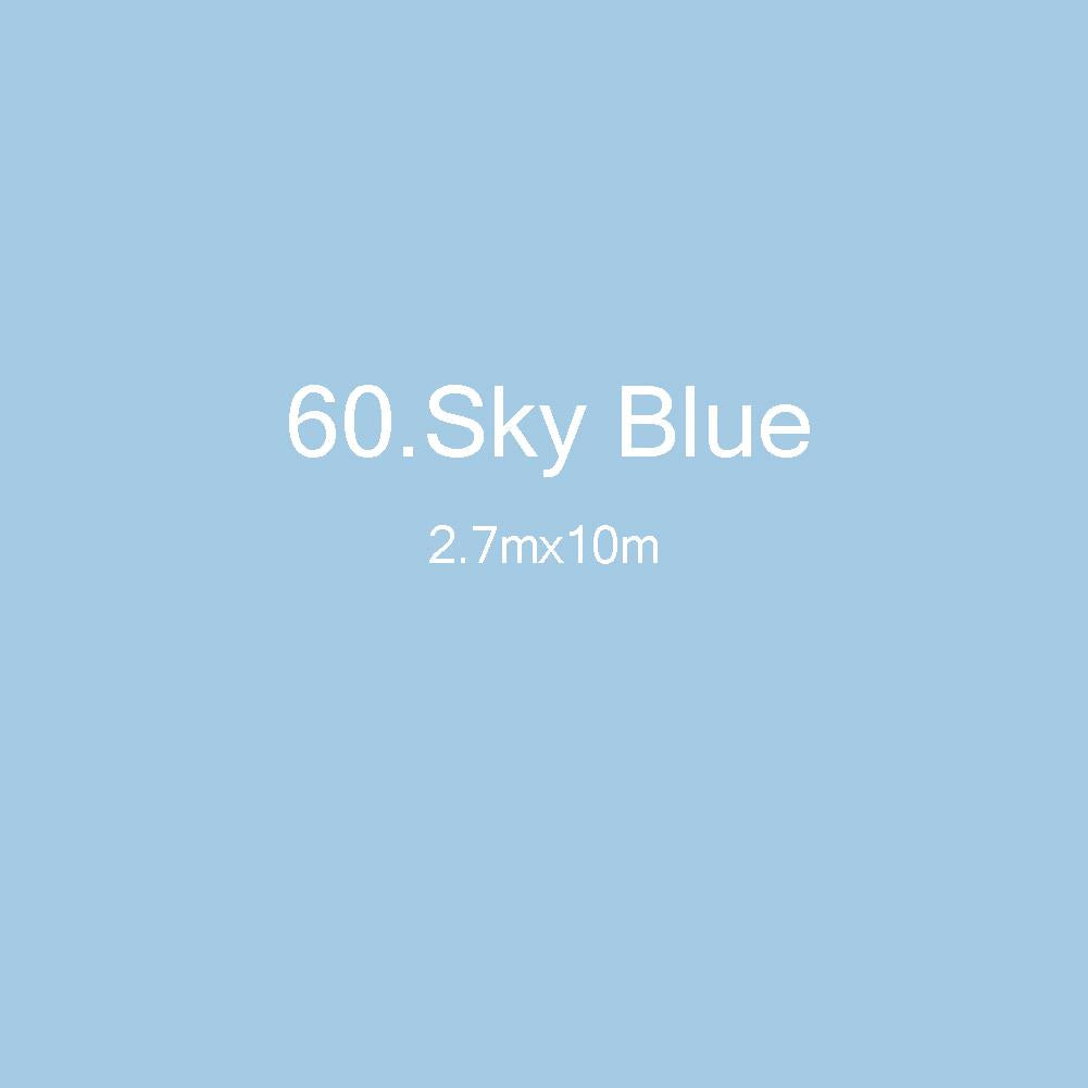 BOLLUMA Seamless Paper Background, 60 - Sky Blue, 2.72 x 10m