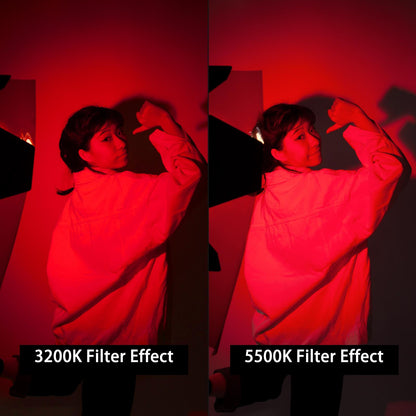 5 x Red Coloured Lighting Gel Filter, Full CTO, Color Correction, 50x40cm