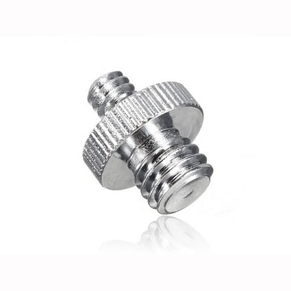 1/4" Male to 3/8" Male Double Ended Screw Adapter Male Thread Screw Adapter for Camera Tripod, 4 Packs