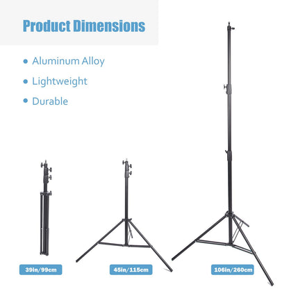 3x 3m Air Cushioned Stand, Heavy Duty and Tripod Bag