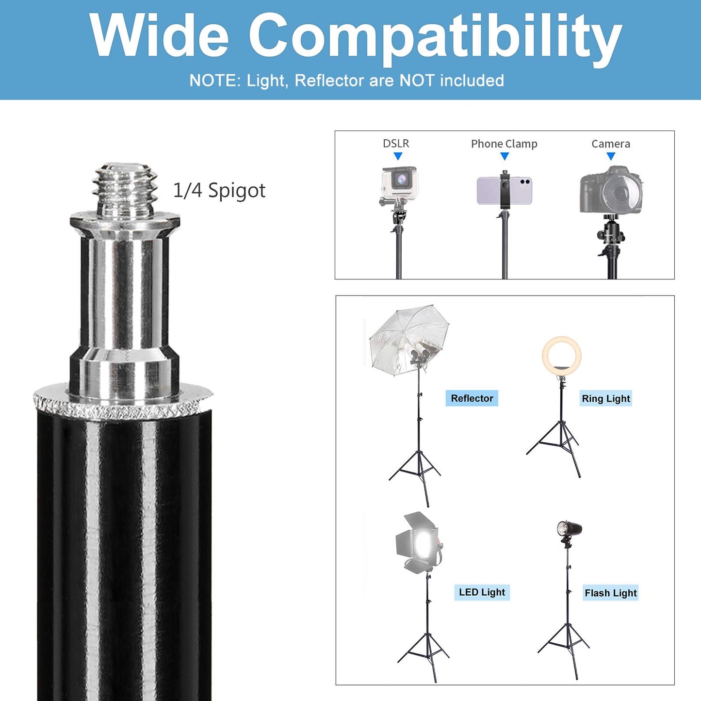 Heavy Duty 2m Light Stand