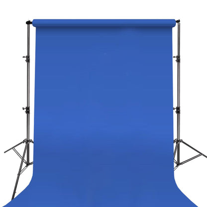BOLLUMA Chromablue Paper Backdrop 2.7m x 10m and Stand Included