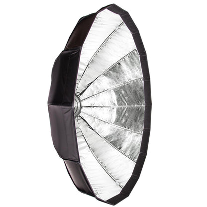 Easy Open 80cm Umbrella Softbox/Speedbox, Bowens Mount, Silver Reflector, Plus Honeycomb Grid,