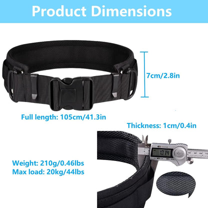 Durable Camera Waist Belt with D-Rings | Hands-Free Photography Solution, Waterproof & Lightweight