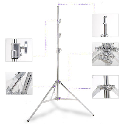 Photo Video Lighting Stand Heavy Duty Light Stand Support Stand, 4m 13 Feet Sturdy Tripod for Photography Reflector Softbox Light Umbrella Ideal for Filming Video Shooting