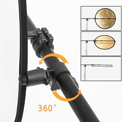 Reflector Boom Arm, Extendable 65cm-174cm with Light Stand Clamp