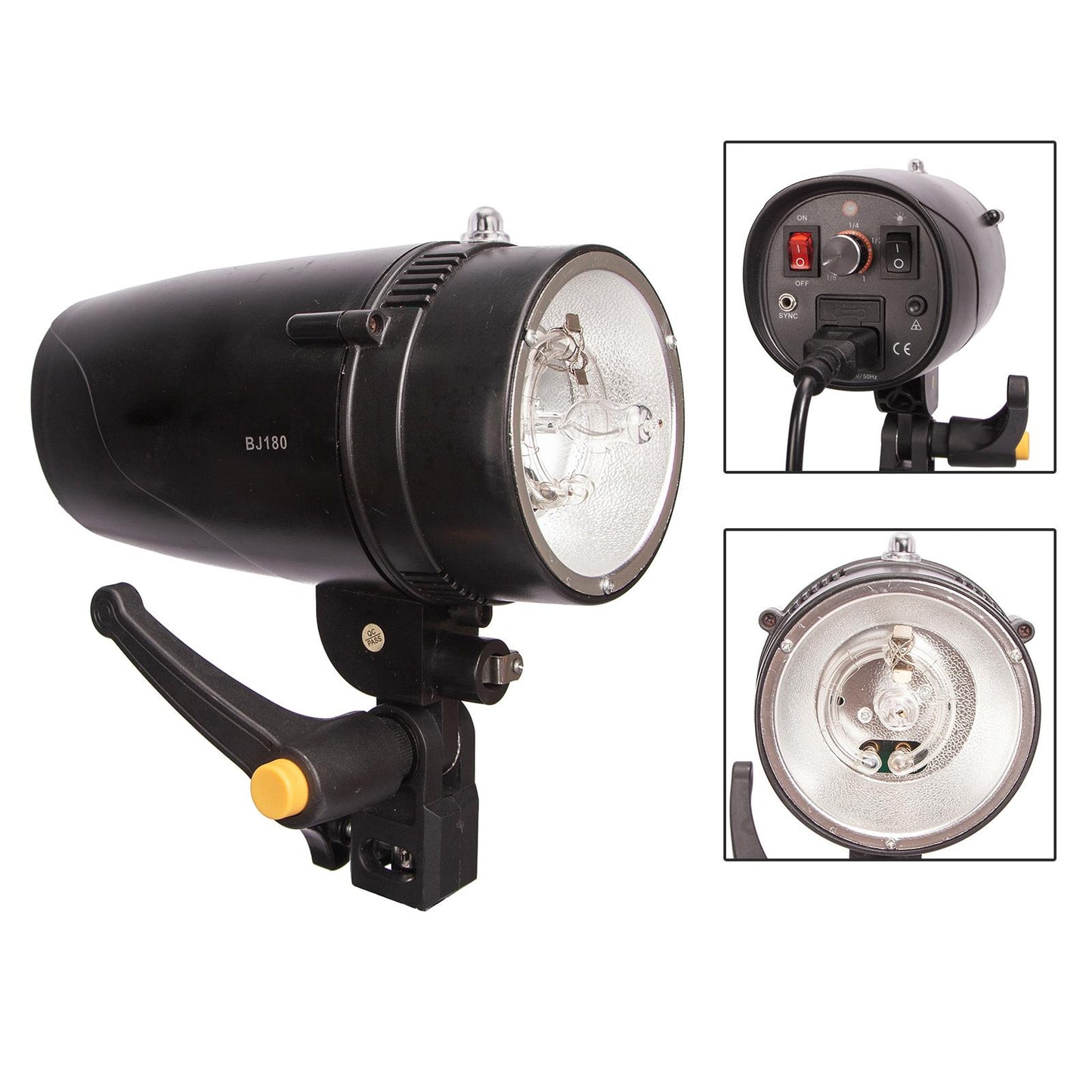 150W Flash Strobe with Light Stand, Silver Umbrella and Trigger