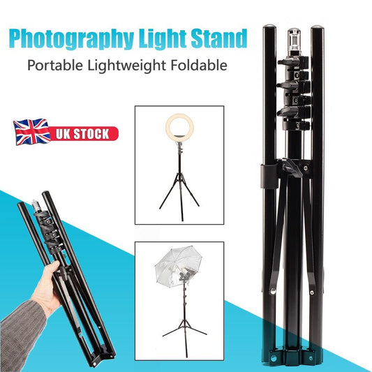 Reverse Foldable Ultra-Portable 1.8m Light Stand