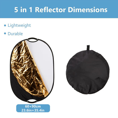 60x90cm 5in1 Handheld Reflector