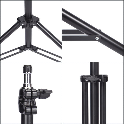 Air Cushioned Light Stand, 230cm Adjustable Sturdy Tripod Stand for Reflector, Softbox, Light, Umbrella, Portable Lightweight Photography Video Studio