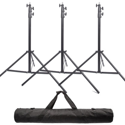 3x 3m Air Cushioned Stand, Heavy Duty and Tripod Bag