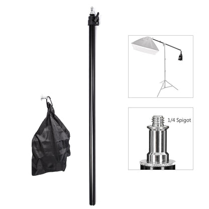 Continuous Lighting Shooting Table Softbox Kit 150W with Boom Arm