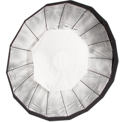 Easy Open 100cm Umbrella Softbox/Speedbox, Bowens Mount, Silver Reflector, Plus Honeycomb Grid,