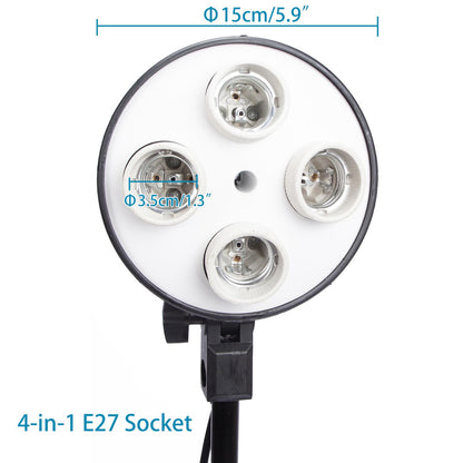 4in1 E27 Socket Adapter