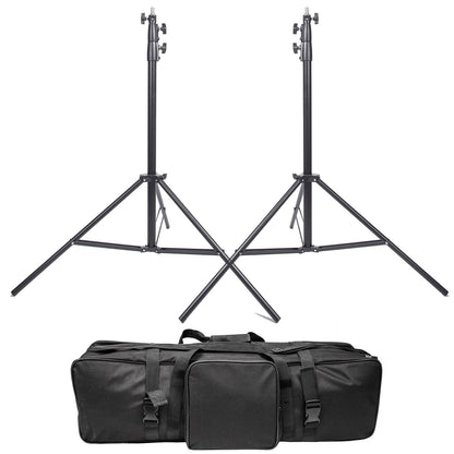 2x 2.9m Spring Cushioned Stand and Padded Studio Bag