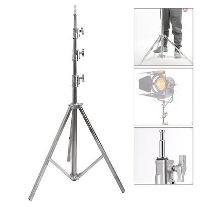 Photo Video Lighting Stand Heavy Duty Light Stand Support Stand, 4m 13 Feet Sturdy Tripod for Photography Reflector Softbox Light Umbrella Ideal for Filming Video Shooting