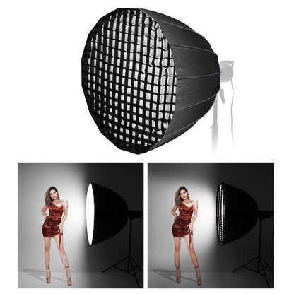 90cm Parabolic Easy Open Softbox, Bowen Mount with Honeycomb Grid