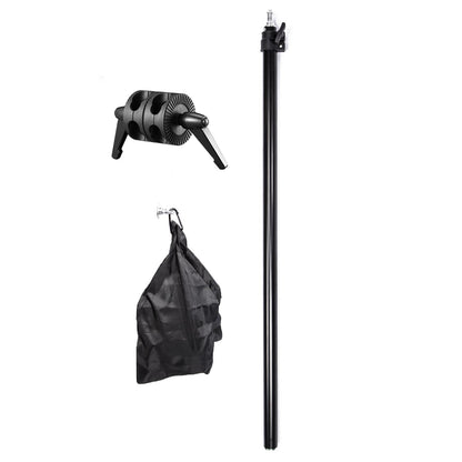 75-135cm Boom Arm with Sandbag, Dual Clamp and 2m Light Stand