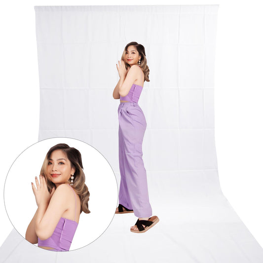 1.8x2.7m White Cotton Background