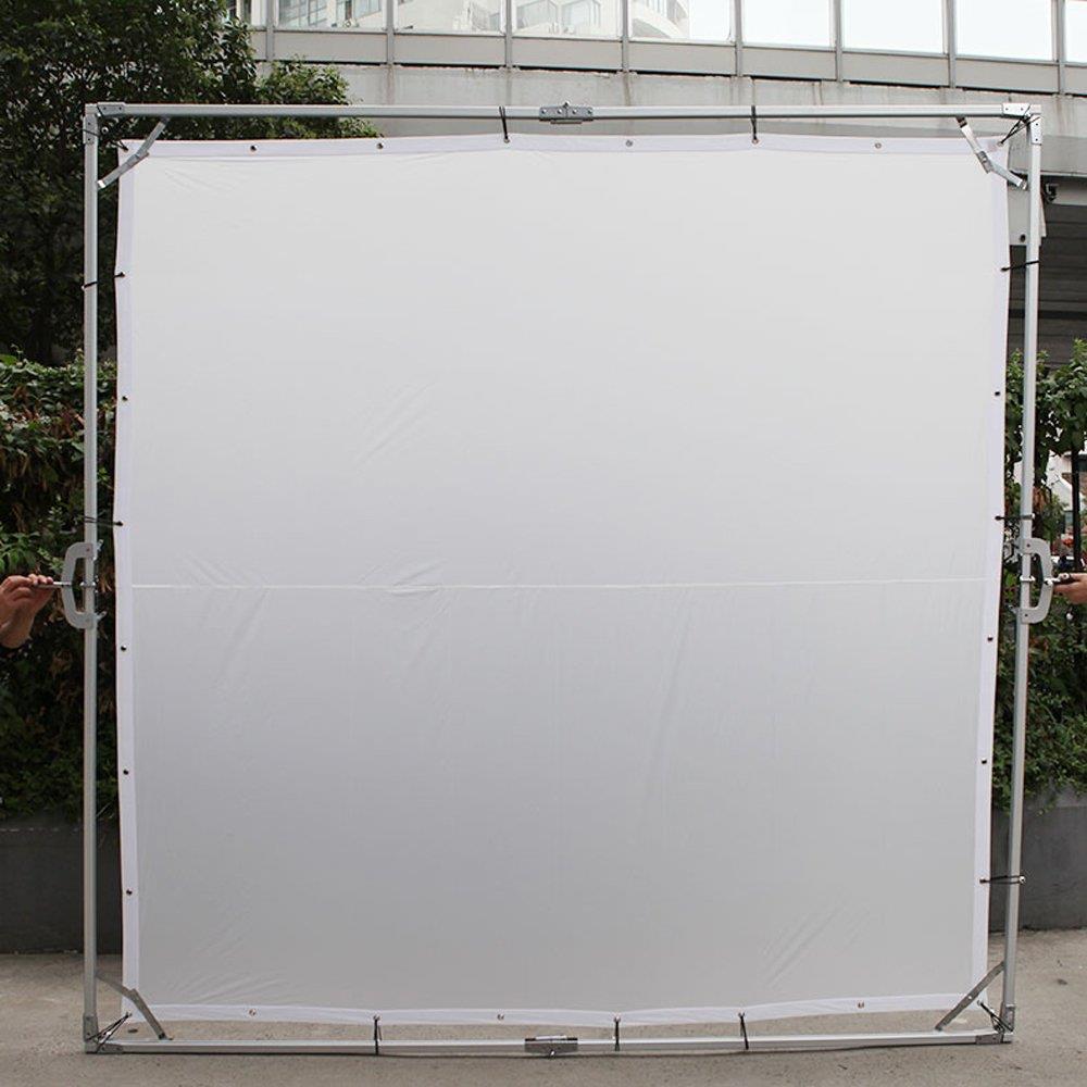 2.4X2.4M 8'X8' Butterfly Overhead Diffusor Frame Bag Sunbounce Sun Scrim Translu