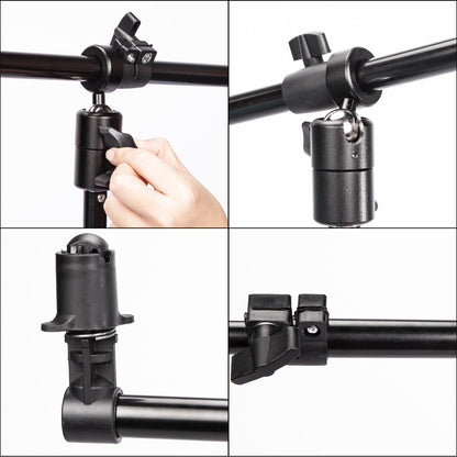 360 Degree Rotation 1.2m Reflector Holder Boom Arm - None, None