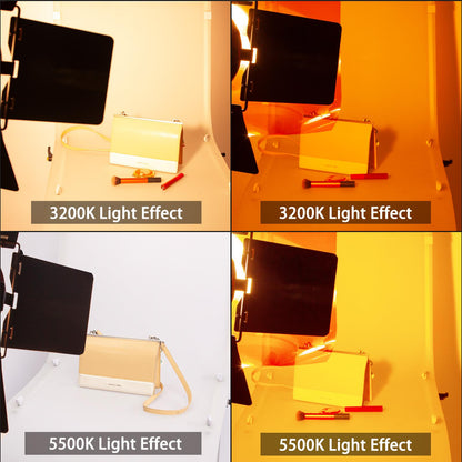 Orange Color Correction Lighting Gel Filter Sheet 16x20 inches, Full CTO, Photography Transparent Light Gels for 800W Red Head Light Strobe Spotlight Flash Photo Studio Video, 4 Packs