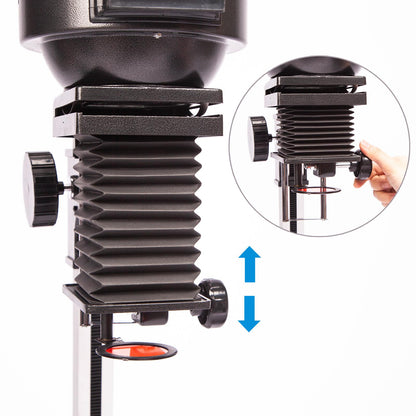 Film Photo Studio Equipment Darkroom Enlarger Universal Enlarger with F4.5 75mm Lens Enlarging Lens Negative, for Wall Projection Floor Projection