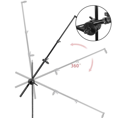 174cm Reflector Holder Boom & Dual Clamp