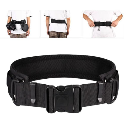 Durable Camera Waist Belt with D-Rings | Hands-Free Photography Solution, Waterproof & Lightweight