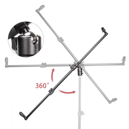 360 Degree Rotation 1.2m Reflector Holder Boom Arm - None, None