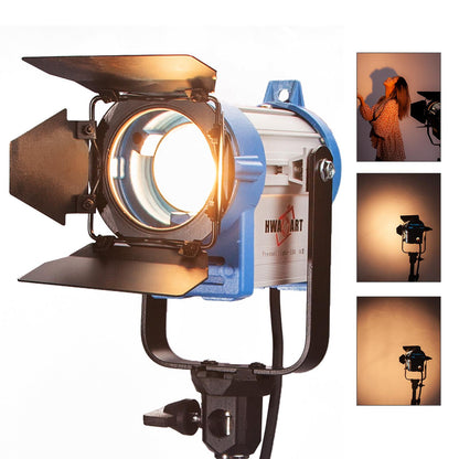 150W Studio Fresnel Spotlight, Including Bulb