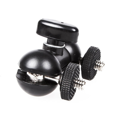 Universal Double Ball Head Mount Magic Adapter Magic Arm 1/4" Screw for Phone Monitor Video Light DSLR Camera Flash Light