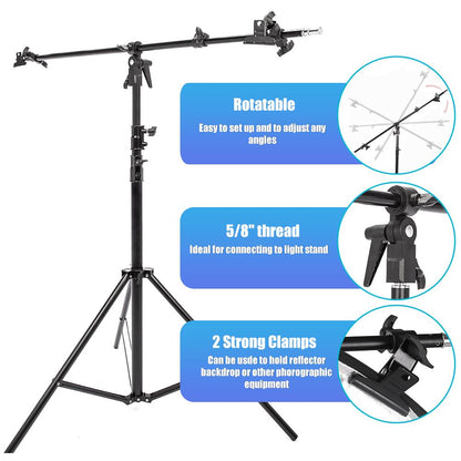 2.9m Spring Cushioned Heavy Duty Stand and 1.8m Crossbar with Grips