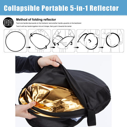 60x90cm 5in1 Handheld Reflector