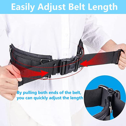 Durable Camera Waist Belt with D-Rings | Hands-Free Photography Solution, Waterproof & Lightweight