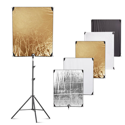 5in1 Flag Panel Reflector & Stand Kit, 80x100cm