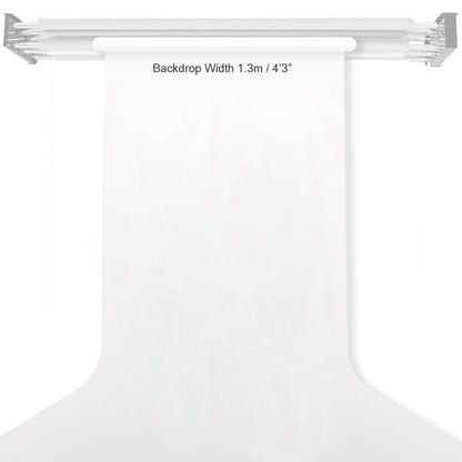 BOLLUMA Seamless Paper Background, 93 - Arctic White, 1.35 x 10m