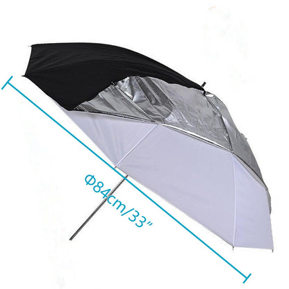 2x 33" 2in1 Studio Umbrellas