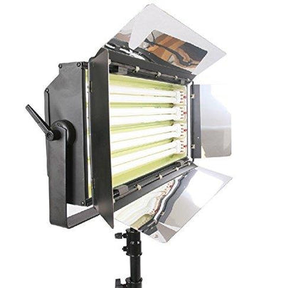 4 Bank Fluorescent Panel Light & Wheeled Stand Kit