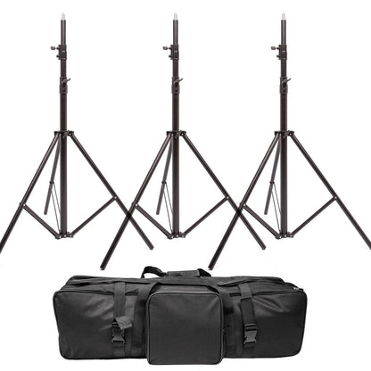 3x 2.9m Spring Cushioned Stand and Padded Studio Bag