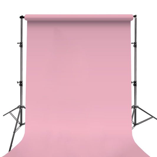 BOLLUMA Baby Pink Paper Backdrop 2.7m x 10m and Stand Included