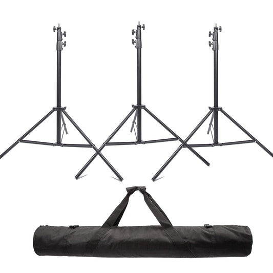 3x 3m Air Cushioned Stand, Heavy Duty and Tripod Bag