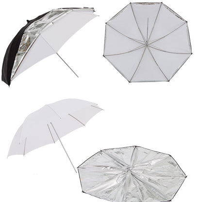 43" (109cm) Professional Umbrella with Detachable Reflector to Change to Diffuser